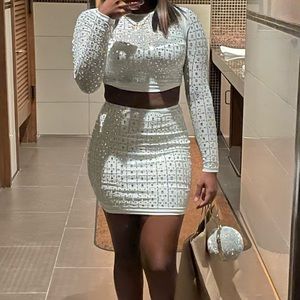 Two piece sequin set